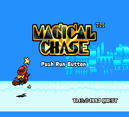 Magical Chase title screen for TurboGrafx-16